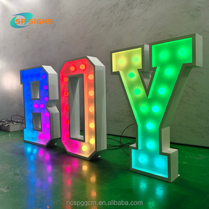 Sp dấu hiệu tùy chỉnh kết hôn với tôi 3ft 4ft thư đèn tổ chức sự kiện đám cưới tình yêu dấu số lớn ánh sáng lên khổng lồ thép không gỉ marquee thư - Product Image 3