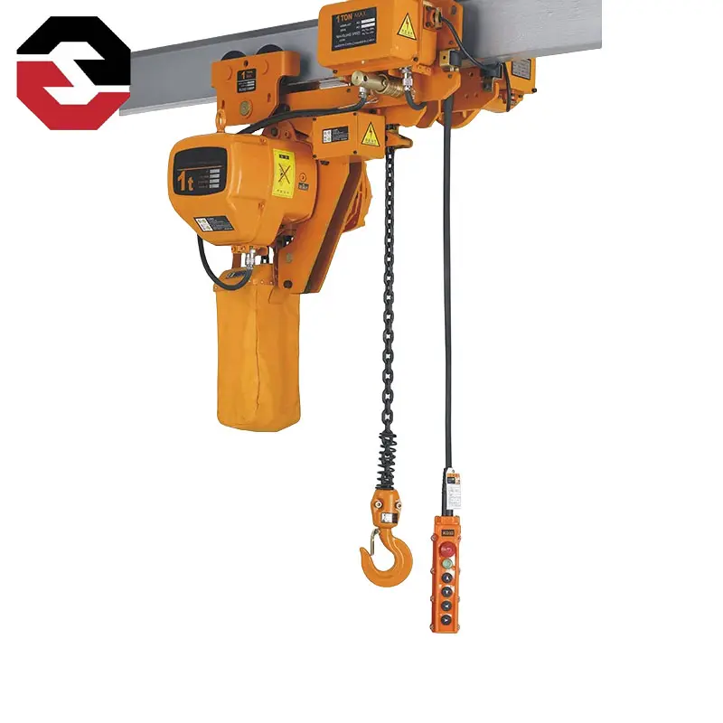Best selling warehouse 5 ton 6m cargo lifting chain hoist with trolley