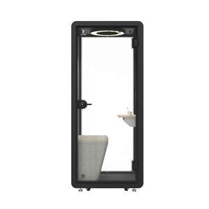 Tragbare schall dichte 35-dB-Bürotelefonzelle mit akustischer offener Lern-und Lehr kabine - Product Image 3