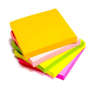 Square Sticky Notes Neon Notes Pad Customized Size