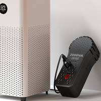Multiprise monophasée 120V AC US avec stabilisateur de tension automatique 2000VA/1200W, régulateur numérique pour appareils électroménagers