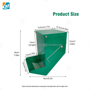 YYX LMR30 Automatic Animal Feeder Box Hot Sale High Quality Feeding <strong>Trough</strong> Galvanized <strong>Metal</strong> Rabbit Feeder <strong>Trough</strong> - Product Image 2