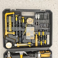Ensemble d'outils de réparation pour la maison et kit de perceuse électrique de 118 pièces
