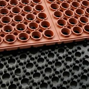 Tapis de cuisine antidérapants en caoutchouc avec trous de drainage commerciaux - Product Image 4