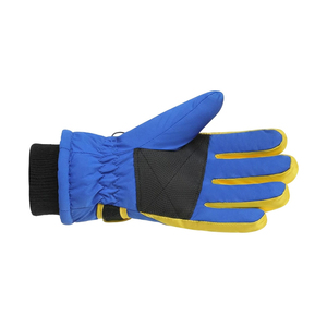 Gants de snowboard et de ski avec empiècements contrastants sur les côtés des doigts, paume texturée, sangle de poignet réglable, manchette intérieure en tricot pour sports d'hiver - Product Image 4