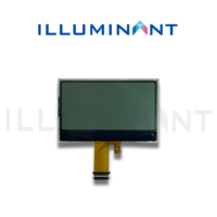 128x64 Type graphique 1.69 pouces Mono LCD LCM FSTN Positif 12 heures FPC SPI 300 nits Transflectif