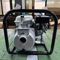 Pompe auto-amorçante portable pour petite machine 6.5HP GX160 pompe à eau d'incendie haute pression à essence pompe à eau pour moteur à essence