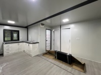 Maison modulaire extensible de 20 pieds, spacieuse, entièrement décorée, pour usage résidentiel temporaire familial