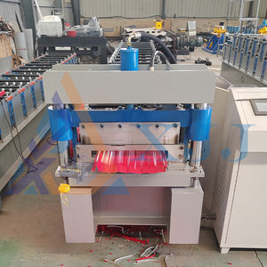 Nueva máquina formadora de rollos de techo de Panel de Metal de costura de pie portátil de alta calidad Máquina formadora de rollos de hoja de techo de autobloqueo - Product Image 5