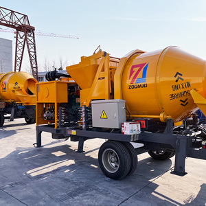 Trung Quốc Nhà máy cung cấp máy trộn xi măng Máy bùn vữa Trailer gắn TRỘN BÊ TÔNG bơm máy kéo - Product Image 2