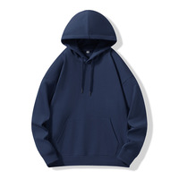 Sweat à capuche surdimensionné en molleton épais polyester/coton pour homme, personnalisé OEM, brodé, effet vintage délavé, style streetwear