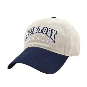 Casquette <span class=keywords><strong>de</strong></span> baseball tendance à 6 panneaux en coton réglable pour femme, deux tons, vintage, broderie <span class=keywords><strong>NEW</strong></span> <span class=keywords><strong>YORK</strong></span>, sport - Product Image 2