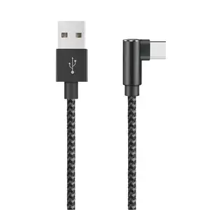 90 Degree Fast Charging Type C USB Cable for Samsung