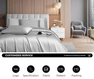 All'ingrosso copripiumino in fibra di bambù 100% e Set di lenzuola piatte per l'estate con lenzuola aderenti - Product Image 3