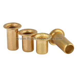 Fournisseur chinois de rivets tubulaires creux en cuivre et en <span class=keywords><strong>laiton</strong></span> à tête plate et ronde - Product Image 4