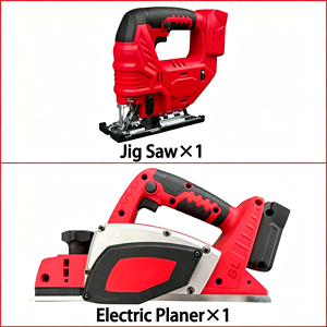 Juego de Herramientas Combinadas Inalámbricas de Acero Inoxidable OEM de 18 V, en Oferta, Incluye 5 Baterías y Cargador, 21 Piezas - Product Image 2