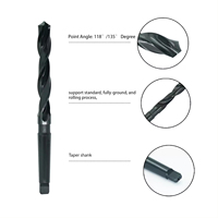 HSS Jobber Cobalt HSS Morse Taper Shank Long Foret pour l'acier dur et le métal