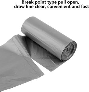Huamaohengchun5 Rolls Small Trash Garbage BagsStrong Thin Material Disposable <b>Kitchen</b> Garbage Bags, Durable <b>Plastic</b> Trash Bags - Product Image 2