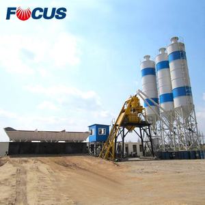 75m3/h Usine de ciment Asphalte prêt à l'emploi Station de mélange Pompe Moteur PLC Centrale à béton Fabrication Centrale à béton - Product Image 1