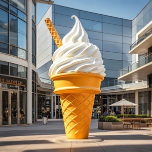Nouveau design personnalisé <span class=keywords><strong>de</strong></span> <span class=keywords><strong>grande</strong></span> <span class=keywords><strong>glace</strong></span> en fibre <span class=keywords><strong>de</strong></span> verre Popsicle Sculpture crème glacée entreprise résine pour décor <span class=keywords><strong>de</strong></span> fête jardin en gros - Product Image 5
