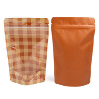 Sacs Doypack personnalisés avec logo imprimé, anti-odeur, en Mylar de qualité alimentaire, avec fenêtre, refermables, à fond plat, pour emballage
