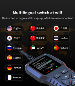 2025 phổ <span class=keywords><strong>OBD2</strong></span> chẩn đoán động cơ bị lỗi mã <span class=keywords><strong>Scanner</strong></span> K1 có thể xe buýt nhiều màu sắc công cụ chẩn đoán với 12 ngôn ngữ - Product Image 6