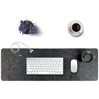 Tapis de bureau antidérapant en feutre, grand tapis de clavier et souris pour bureau, vente en gros