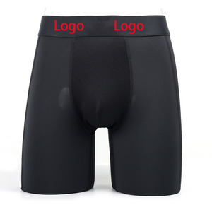 New Compression Mens Workout Fitness Shorts Mens Underwear Custom Tight Breathable Men <strong>Boxer</strong> Brief Wholesale - Product Image 2