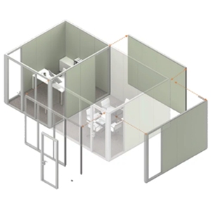 Thanh lịch sang trọng cách âm tường kính phòng văn phòng Divider hiện đại Modular văn phòng kính tường phân vùng - Product Image 5
