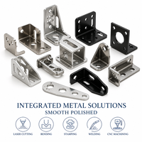 Support métallique de précision sur mesure en acier inoxydable, fabrication de tôles, découpe laser, service de pliage, OEM ODM