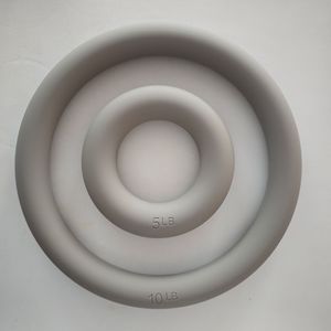 Silicone Material Yoga & Pilates Weighted Rings 5-10 Lbs Smooth Surface Oil-Spray Feel Fitness Free <b>Weights</b> <b>Weight</b> Ring - Product Image 1