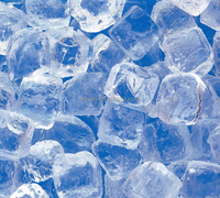 Machine d'emballage automatique verticale haute efficacité pour sachets de glace, blocs de glace et cubes de glace, avec pesage et scellage