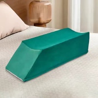 BSCI personnaliser lit Wedge élévateur mousse Wedge oreiller jambe soutien coussin pour post-chirurgie mousse à mémoire repose-jambes oreiller élévateur