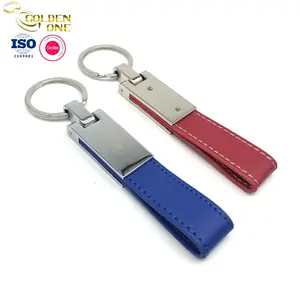 מתנה עסקית עור מותאם אישית keychain יצרן מפתח בעל ריק מתכת יוקרה רכב מותאם אישית לוגו אמיתי עור מחזיקי מפתחות