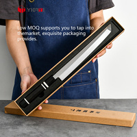 Acier à haute teneur en carbone 27cm/30cm japonais Premium Yanagiba Sakimaru Sashimi couteau pour saumon professionnel et filet de poisson Sushi