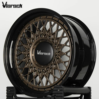 Viorock - Juego de 2 Ruedas Forjadas de Aleación de Aluminio Brillante de 19-24 Pulgadas 5X112 para Automóviles de Pasajeros, Compatibles con Mercedes AMG S63 C63 G63