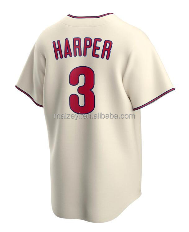 #3 Bryce Harper Crème Beige