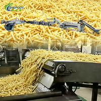 Usines de transformation de collations industrielles Shepody, ligne de production complète de frites surgelées, machine automatique de fabrication de frites