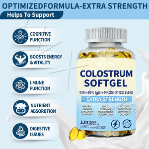 लैक्टोफेरिन के साथ उच्च शक्ति बोवाइन कोलोस्ट्रम सॉफ्टजेल्स प्रतिरक्षा को बढ़ावा देते हैं और पोषक तत्वों के अवशोषण में सुधार करते हैं - Product Image 6