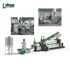 Machine à granulés plastiques Lvhua Ligne de production de granulation par extrusion de vis 110mm Granulateur de recyclage PE