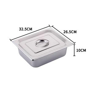 ชามสลัดผลไม้ผสมกระทะโยเกิร์ตสแตนเลสสำหรับโรงอาหารโรงแรมและร้านอาหาร Victory ออกแบบได้ตามต้องการ - Product Image 4