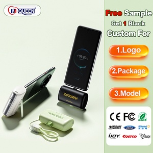 พาวเวอร์แบงค์แบบพกพาขนาดเล็ก PD 22.5W พร้อมหน้าจอดิจิตอล ความจุ 10000mah  พร้อมที่จับแบบพวงกุญแจ สำหรับโทรศัพท์มือถือ - Product Image 3