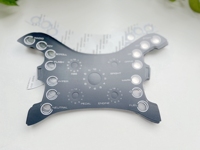 Film graphique de recouvrement pour clavier PVC étanche, étiquette de commande pour volant de course automobile, vente chaude, fourni par l'usine Kuliwei