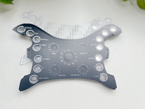 Lò vi sóng các thiết bị màu đen dập nổi nút không xúc giác lớp phủ đồ họa PC Sticker PC lớp phủ - Product Image 5