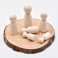 Poupées en bois naturel non finies, poupées en bois personnalisées pour enfants, bricolage, peinture, artisanat, décoration de la maison