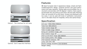 Hot Sale CT-360 <strong>Optometry</strong> Ophthalmic Chair and <strong>Table</strong> Unit Eye Refraction Unit Chair and Stand Unit - Product Image 6