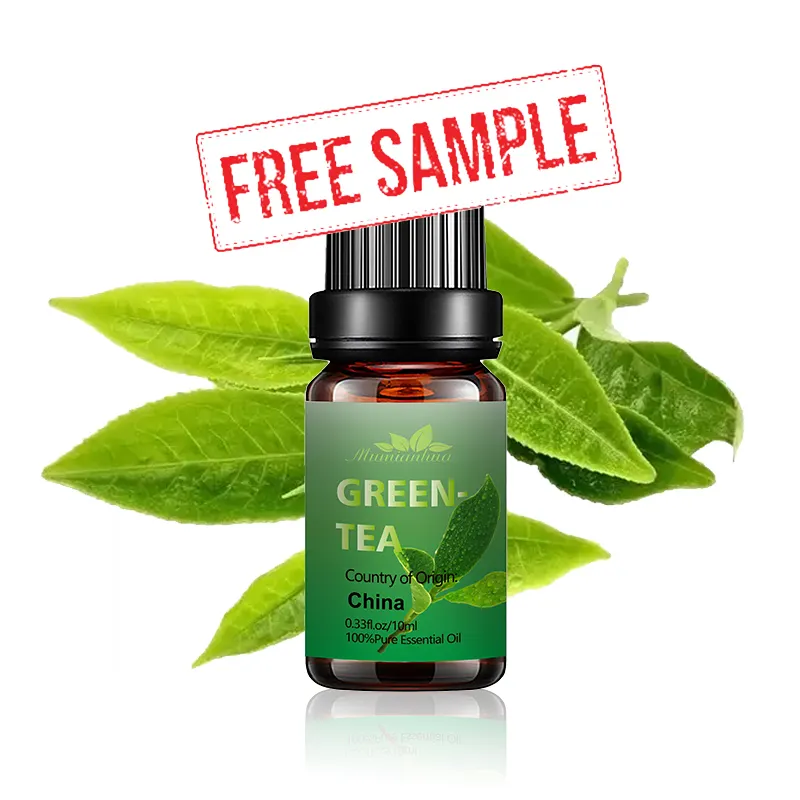 Green Tea Essential Oil New Price for Perfume for Personal Use Distillation Machine Glass Jars 100% Pure Natural Essential Oil