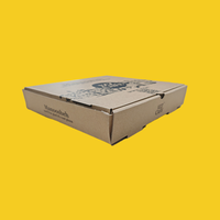Boîte d'emballage pour pizza en carton ondulé de qualité alimentaire STPP, emballage plat pour pizza, fabriqué en carton ondulé E-Flute avec encre écologique, usine d'emballage en carton ondulé