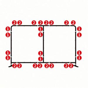 Hot Sales Step <b>Repeat</b> Kit Stage Panels Design 10x10ft Paper Letterpress Printing for Wedding Promotional Party Supplies - Product Image 2