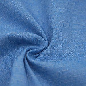 Tissu Bengaline Faux <span class=keywords><strong>Denim</strong></span> Teint Fil Bleu Effet Slub 250 g/m² 70 % Nylon 25 % Rayonne 5 % Spandex – Nouveauté en Stock - Product Image 3